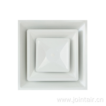 Steel Decorative Ceiling diffuser with 2 Flat Panel